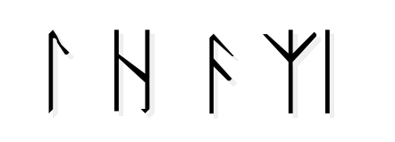 LHaZi in Runenschrift