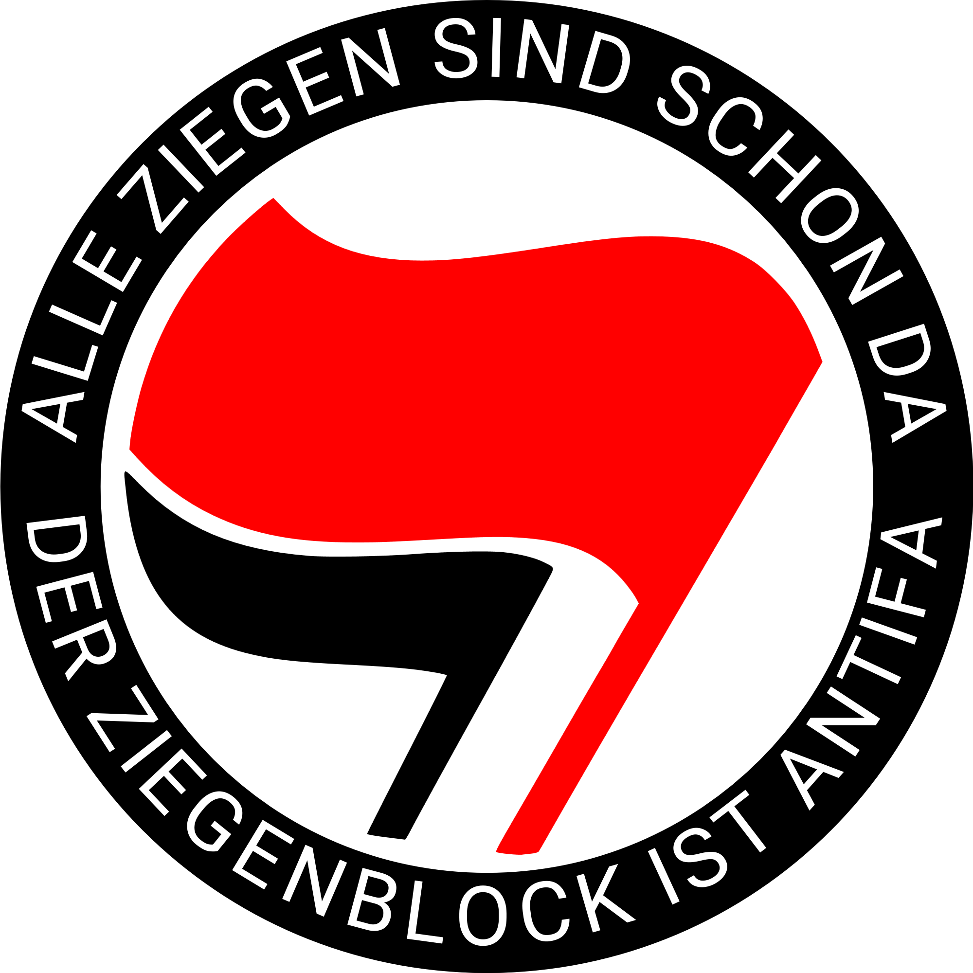 Ziegenblock antifa